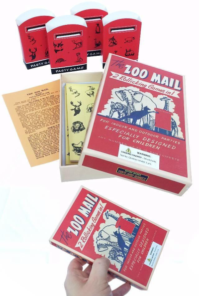 Zoo Mail Family Party Game UK 1950