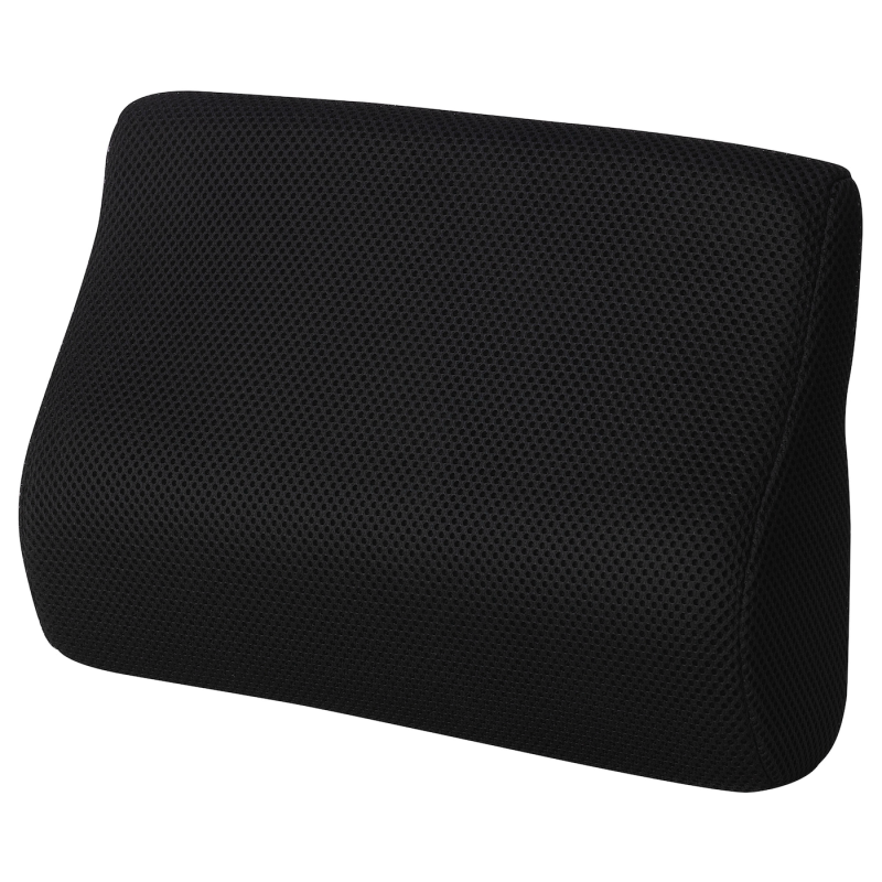BORTBERG Lumbar cushion, black, 31x23 cm - IKEA