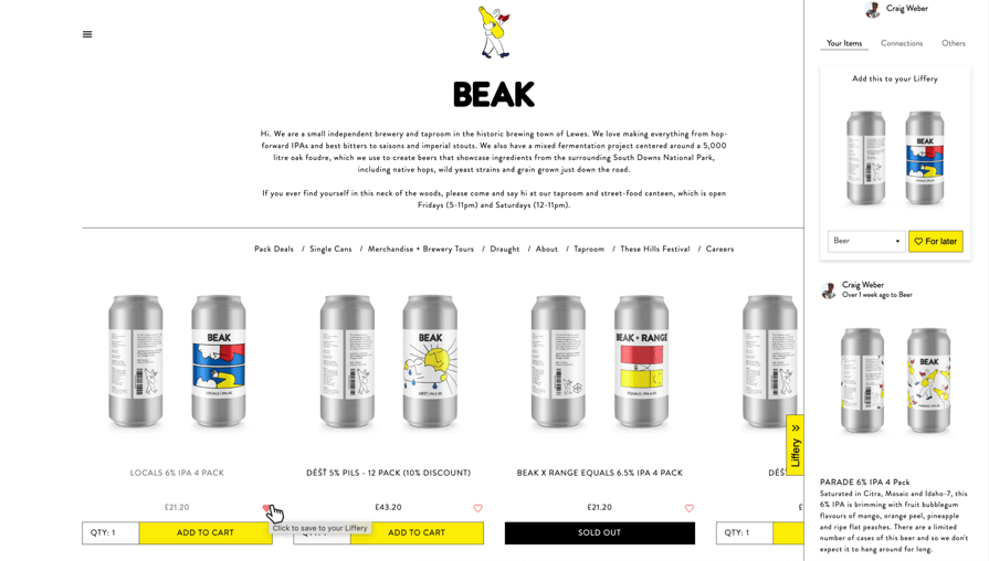 Liffery on Beak Brewery - Micro Brewery