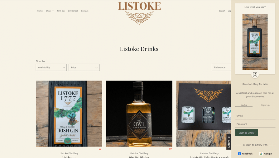 Liffery on Listoke Distillery - Fine gin